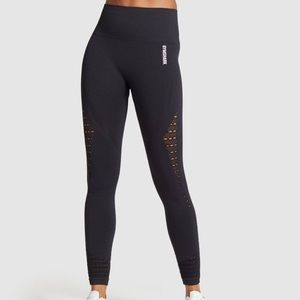 Gymshark Energy Seamless Black Leggings size Small